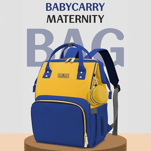Image of StarAndDaisy Diaper Bag for Mothers for Travel /Maternity Bag with 16 Multi-Purpose Pockets with Quick Access Diaper & Mobile Pocket /Diaper Bag for Baby