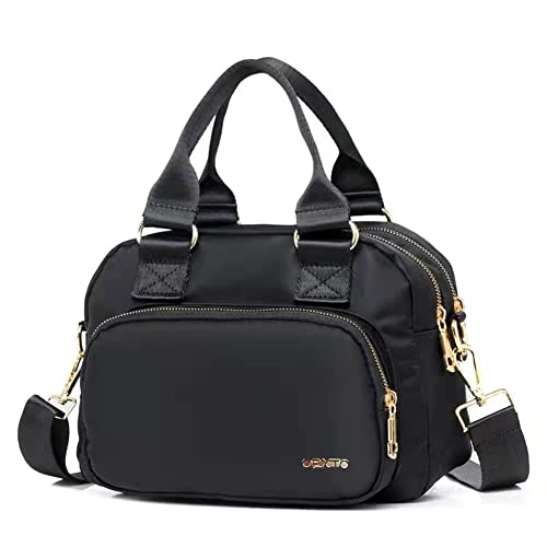 OPXTO Bolsas de ombro de nylon para mulheres, bolsas de bolso e multileves à prova d'água e bolsas