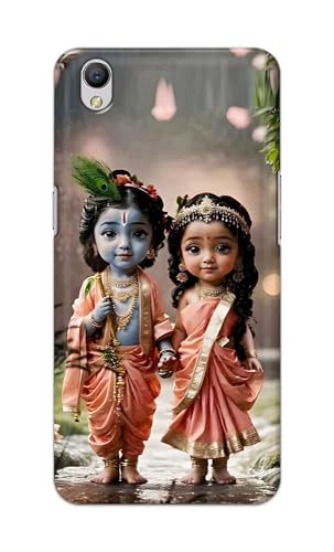 Image of Printed Hard Back Cover for Oppo A37 (2016) Back Cover (Radha Krishna Love -J2) -190724(EA)