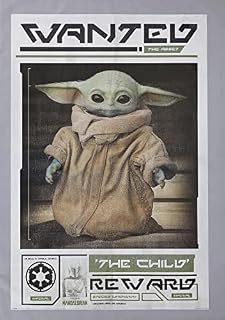 Lobcede.be Star Wars The Mandalorian 865673 Poster 61 x 91 cm Wanted The Child Multi-Coloured