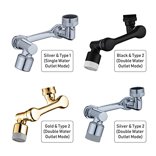 Mingzhe Extensor de torneira giratória 1080 ° pia giratória extensor de torneira à prova de respingo