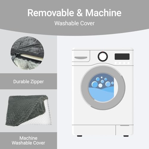 AOYOTO Orthopädisches Memory-Schaum Hundebett XXL, Wasserdicht, Rutschfestes Outdoor-Hundebett mit Abnehmbarem Waschbarem Bezug, Ideal für Große Hunde, Labradore & Bulldoggen