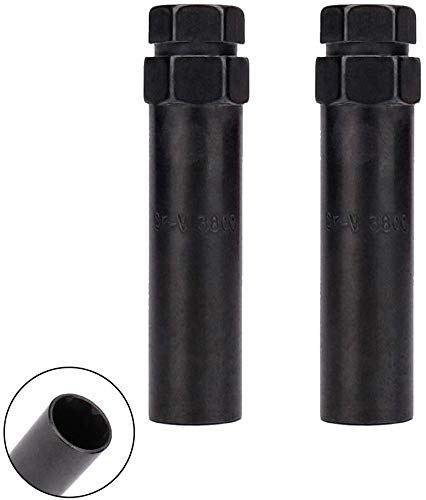 6 Point Spline Drive Tuner Socket Key Tool For Six-Spline Drive Tuner Lug Nut Key Replacement 17.6Mm Inner Diameter Compatible With 19Mm (3/4") & 21Mm (13/16") Hex Socket Wheel Lock Lug Nuts 2 Pack #TOP9