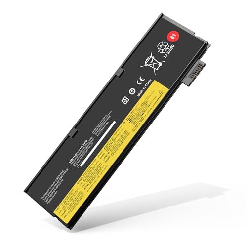 SLE-TECH 01AV423 61 11.4V 24WH SB10K97580 Laptop Battery Replacement for Lenovo ThinkPad T470 T480 T570 T580 A475 A485 P51S P52S 4X50M08810 01AV424 01AV452 SB10K97579 SB10K97580 SB10K97581 SB10K97597