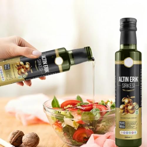 Natural Fermented Golden Plum Vinegar (Prebiotic), Additive-Free - 8.45 fl oz