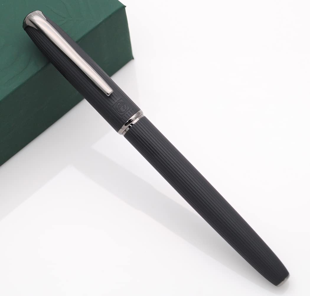 Picasso 916 Metal Fountain Pen, Natural Series Stripe Ink Pen with Ink Converter and Gift Case