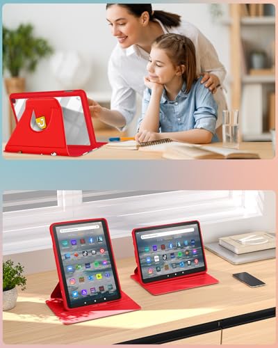 image for Petonist for Amazon Fire 7 Tablet Case for Women - Girly Kids Girls Cu