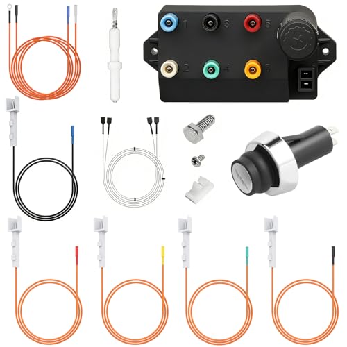 Image of DELSbbq 67533 Grill Igniter Kit for Weber Genesis II 400 Series Gas Grills, Igniter Module for Weber Genesis II E-435 S-435 E-430 S-430 Series Model
