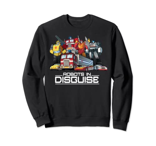 Transformers Robots In Disguise Vintage Retro Autobots Group Sweatshirt