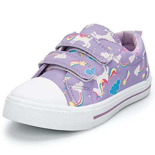 Image of K KomForme Toddler Sneakers Girls Shoes with Dual Hook and Loops | Comfortable, Lightweight