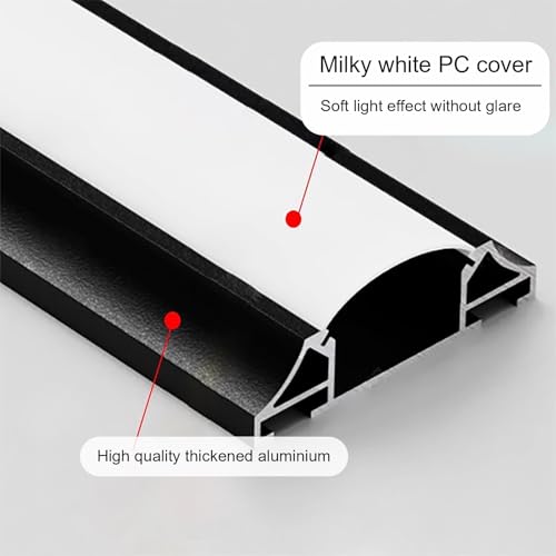 Image of LED Track Lighting Aluminum Channel for Crown Moulding, Indirect Wall Washer Profile for Living Room Ceiling Lighting