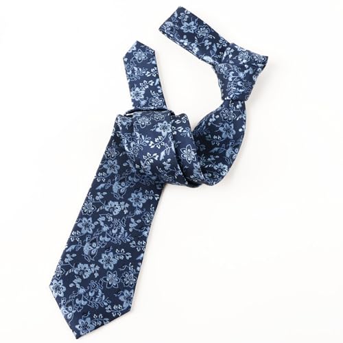 Image of Alizeal Mens 3.15inches Leaf Flower Pattern Tie Set