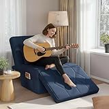 DSNAPE Convertible Sofa Bed with 5-Level Adjustable Backrest, 74