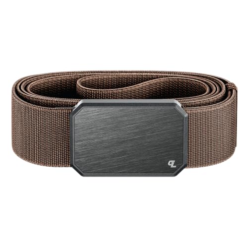 Image of Groove Life Groove Belt, Men's Adjustable Stretch Belt with Magnetic Buckle | Comfortable Stretch Belt for Men with Magnetic Buckle, Adjustable Fit & Durable for Work, Everyday Carry & Casual Wear