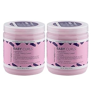 Aunt Jackie’s Girls Baby Girl Curls Curling & Twisting Custard, 15 oz (Pack of 2)2