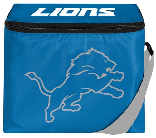 FOCO NFL Detroit Lions Team Insulated Lunch Cooler Officially Licensed Portable Game Day Gift for Football Fans