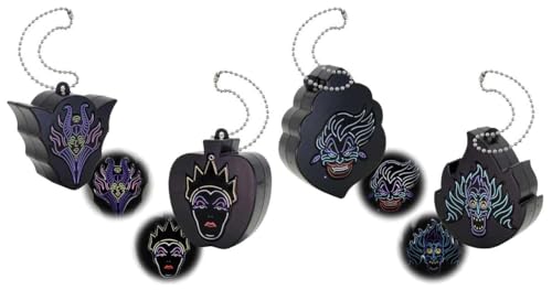 ディズ*ニーヴィランズ ネオン風ライト[全4種セット(フルコンプ)] ガチャ