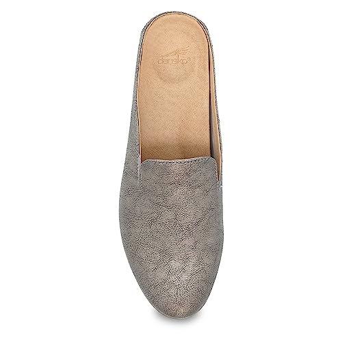 Image of Dansko Lexie Slip-On Mules for Women - Comfortable Flat Shoes with Arch Support - Versatile Casual to Dressy Footwear - Lightweight Rubber Outsole