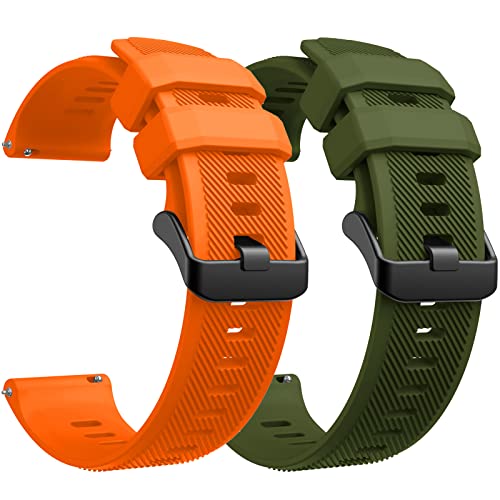 AGPTEK LW11 �X�}�[�g�E�H�b�`�o���h�ƌ݊�������A22mm �\�t�g�V���R���N�C�b�N�����[�X�����X�g���b�v���X�g�o���h AGPTEK LW11 �A�N�Z�T���[�p (�u���b�N�z���C�g)