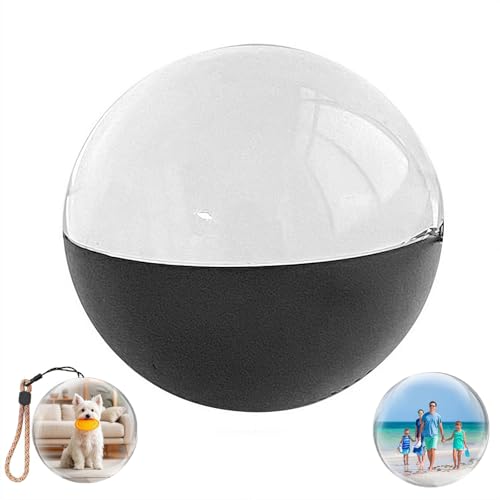 Reproductor de video de bola de cristal de 2.75 pulgadas compatible con WiFi, bola de memoria 3D, pantalla digital, lámpara de esfera de memoria con sonido, videos y fotos cargables, regalo