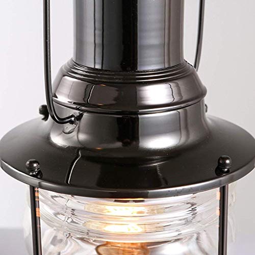 Lampe de bureau stable fer et verre E27 éclairage bureau chic - 5