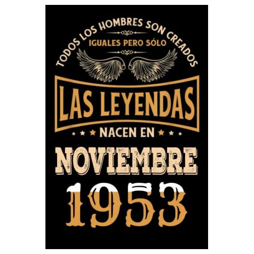 Regalo de 69 Cumpleaños Para Hombre : Las Leyendas Nacen en Noviembre 1953: Regalos de Cumpleaños Vintage Para El Marido Hermano Papá Amigos, Cumplir ... en Noviembre de 1953, Cuaderno de Cumpleaños.
