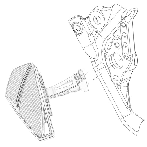 Marchepieds passager pour Harley Road King Electra 1993-2023