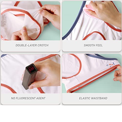 Kiench Girls' Underwear Cotton Panties Big Kids Teens Briefs 6-Pack3