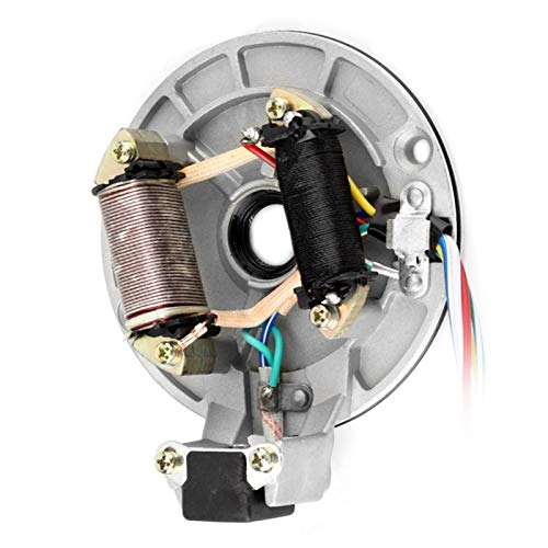 Bobine d'allumage de stator,Bobine d allumage,Rotor de bobine d'allumage magnéto de ramassage de plaque de stator JH70 pour Pit/Dirt Bike 70cc 90cc 110cc 125cc