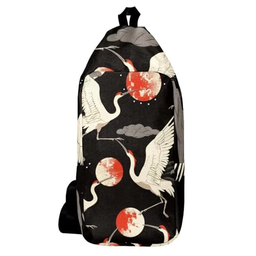 Sac à dos à bandoulière grue compact 16x36.5cm pour soulager votre dos en voyage