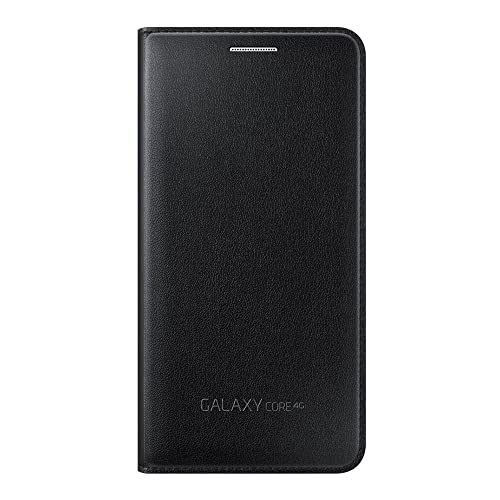 Beetlecase Samsung EF-WG386BB Etui à Rabat pour Samsung Galaxy Core 4G G386 Noir