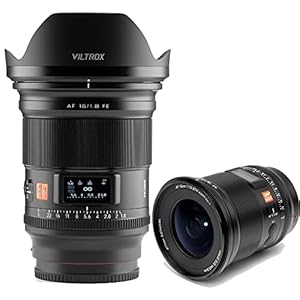VILTROX AF 16mm F1.8 FE Weitwinkel Objektiv Vollformat Autofokus für Sony E-Mount Kameras A7III A7RIII A7IV A7RIV A9 A7RⅤ a7C a6600 a6500