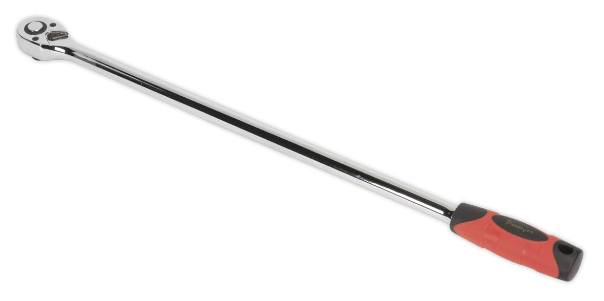 Sealey Ak6695 Ratchet Wrench Extra-Long 600Mm 1/2Insq Drive