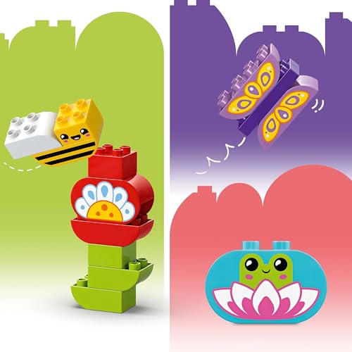 Image of LEGO DUPLO Town Creative Garden & Flowers Color-Sorting Stacking Toy 10444 Building Blocks Toys for 2+ Gift for Boys and Girls
