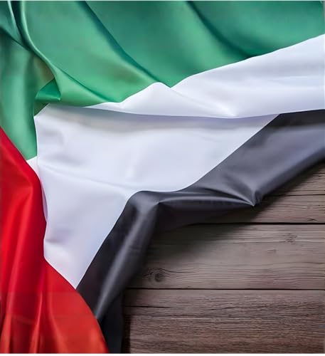 علم وطني فاخر من مستر حبيبي ستور® مقاس 100 × 150 سم، علم متي...