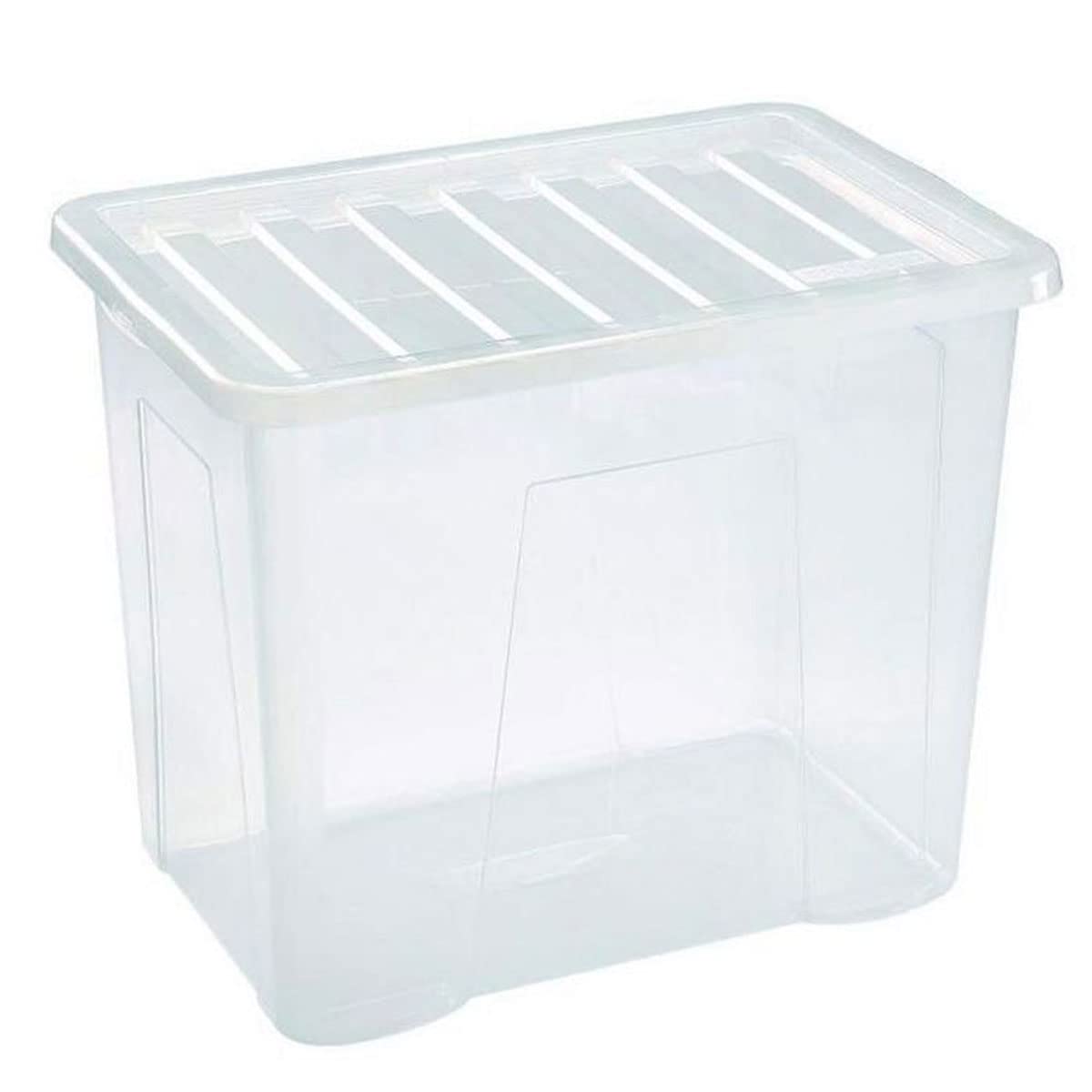 Thumbs Up White Clear 80 Litres Storage Box And Lid