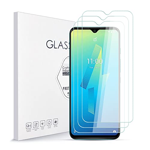 Asoway Protecteur D'écran pour Wiko Power U10 [3 pièces] de Haute Qualité 9H en Verre Trempé...