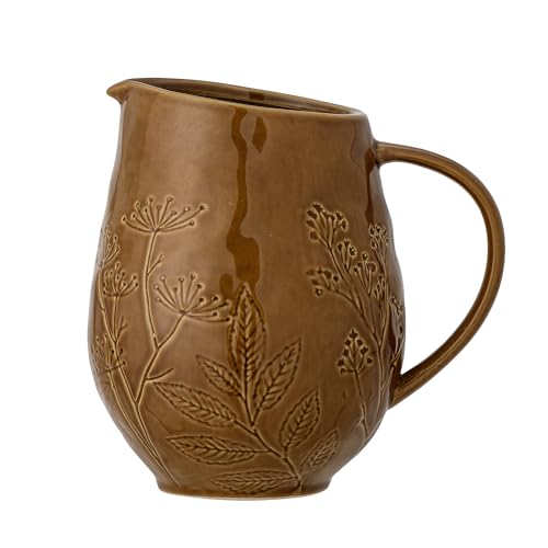 Bloomingville Krug BENCE Braun 1,4 Liter Geschirr Gebranntes Orange Kanne