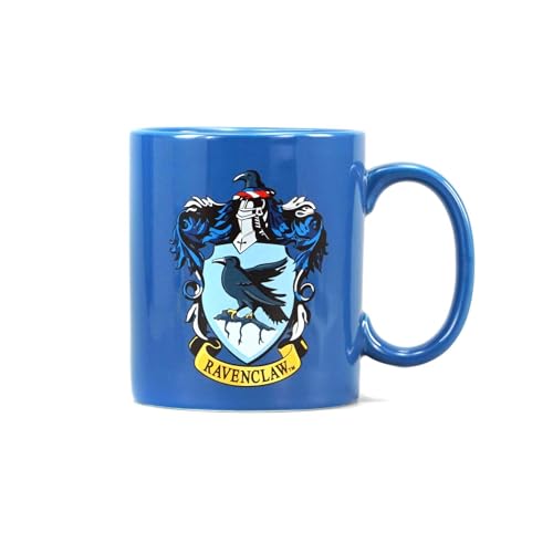 Image of Half Moon Bay | Harry Potter | Ravenclaw | Ravenclaw Crest Ceramic Mug 400ml | Official Merchandise | Everyday Boxed Mug