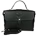 Girly HandBags Studs Genuine Satchel Black