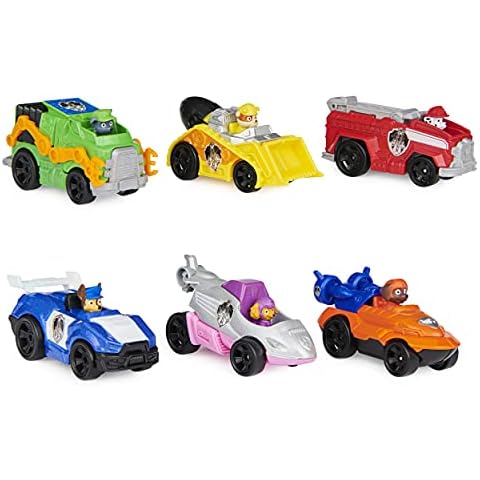 Paw Patrol, True Metal Movie Gift Pack of 6 Collectible Preschool Toys, 1:55 Scale Die-Cast Toy Cars, Kids Toys for Boys & Girls Ages 3 and up Cover