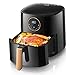 Frytownica powietrzna 5 l z wyświetlaczem cyfrowym, frytownica 1500 W do użytku domowego, do gotowania bez oleju, cyrkulacja gorącego powietrza 360 °, regulacja czasu i temperatury