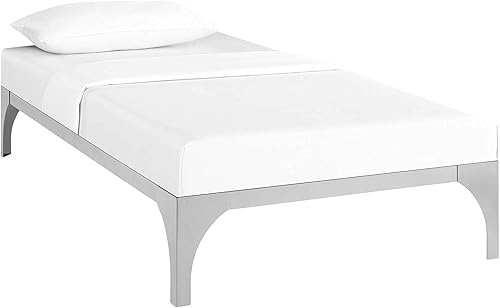 Miniatura 1 de Plataforma de metal para cama Modway Ollie. Tamaños twin, full, queen y king, Metal, Plateado