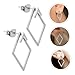 VALICLUD Elegant Geometric Shaped Earrings for Women Simple Studs Fashionable Minimalist Jewelry Versatile Daily Wear Design K3844