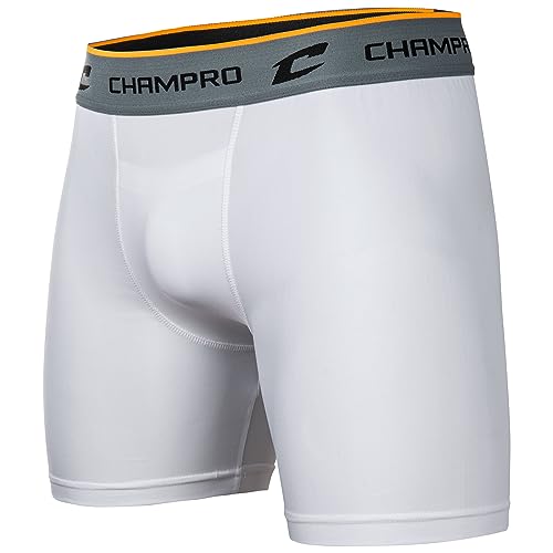 CHAMPRO Compression Boxer Shorts with Athletic Cup2