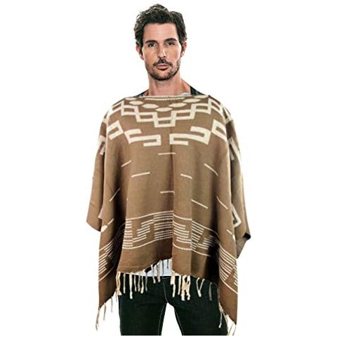 thecostumebase the Clint Eastwood Poncho Spaghetti Cowboy Replica Embroidery White Stitching Cover