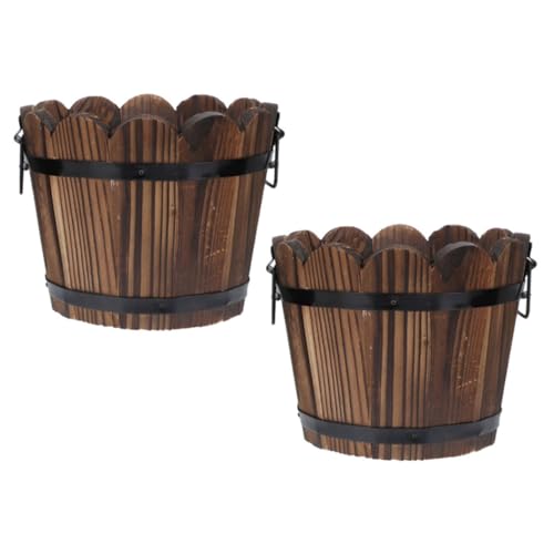 Jardineras de Madera Grandes Exterior Marca IWOWHERO