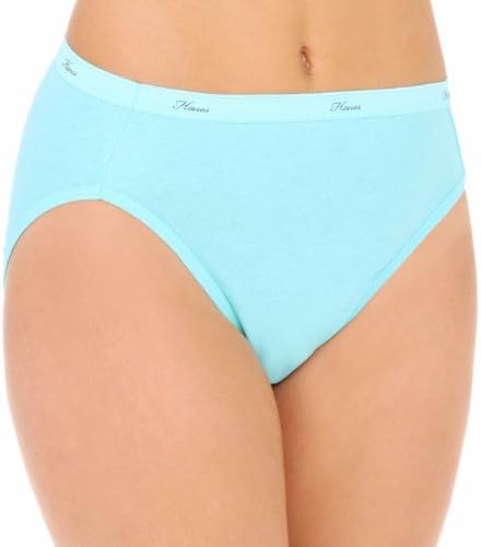 Miniatura 2 de Hanes Women's Cotton Hi Cut Underwear 3-Pack (Colors May Vary)