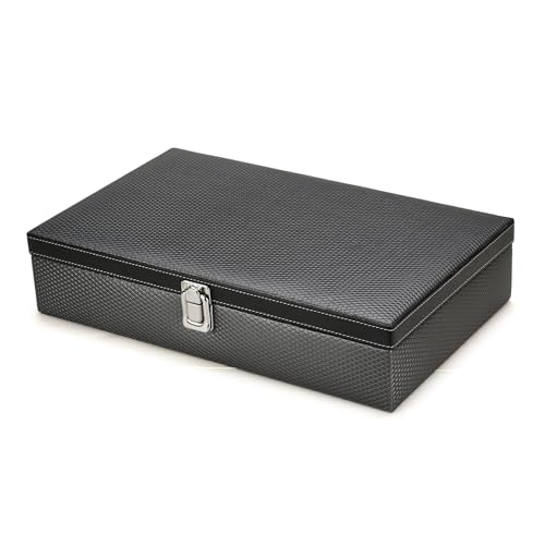 essart Mens and Womens Watch Case Watch Box Holder Organizer Case In 12 Slots of watches In PU Leather with Multicolor- (WL-12-DF-GRY/GRY) (B0CKZBSSCG) Amazon Price History, Amazon Price Tracker