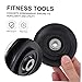 1pc Pulley Swivel Roller Dryer Motor Steel Wire Groove Wheel Heavy Duty Rowing Machine Puller Universal Tool Appliance Wrist Band Garage Door Cable Tool for Home Steering